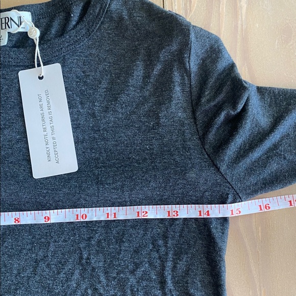 Eterne Loungewear Set Pants And Long-Sleeve T-Shirt Size M Heather Charcoal Grey - Picture 12 of 16